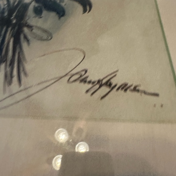 Vintage XL Framed John Haymson Serigraph “Bouquet Flowers” 31.5” x 22.75” - Picture 3 of 6